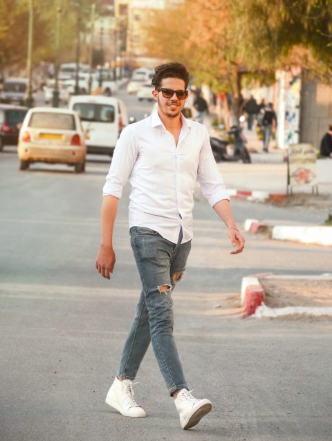 Dress Shirt Front Placket - white dress shirt